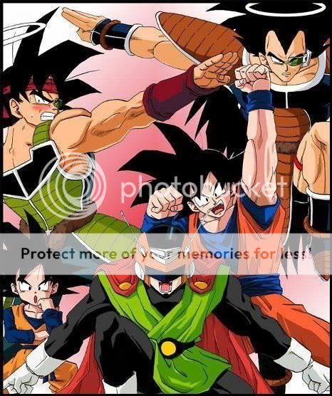 Goku,Gohan,Bardock,Goten,Raditz