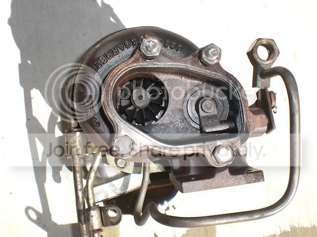 Blown PS turbo, turbine side