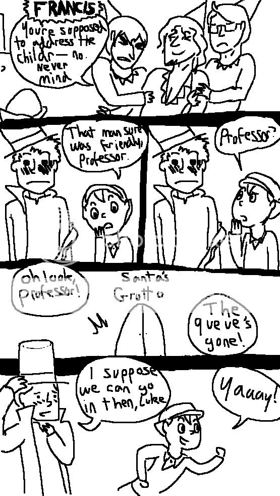 francis talking to the adults rather than the children isn't the biggest problem here